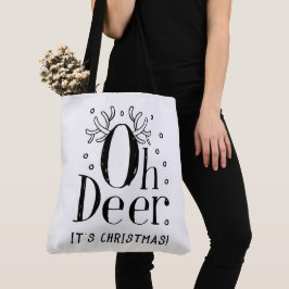 Weihnachtswildkleid mit großer Totentasche