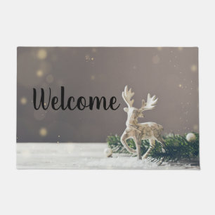 Weihnachtswildtür Fußmatte