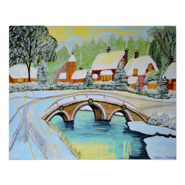 Weihnachtswinter Poster (Vorderseite)