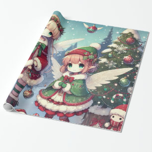 Weihnachtswinterfeste Geschenkpapier