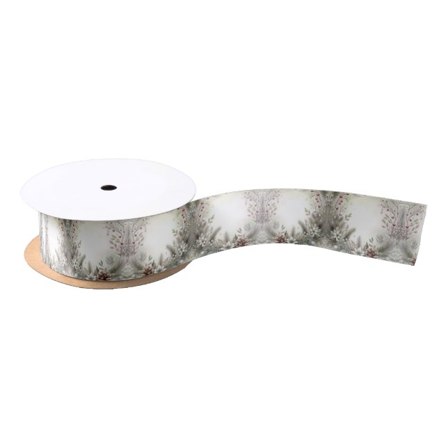 Weihnachtswinters Satin Ribbon Satinband (Spule)