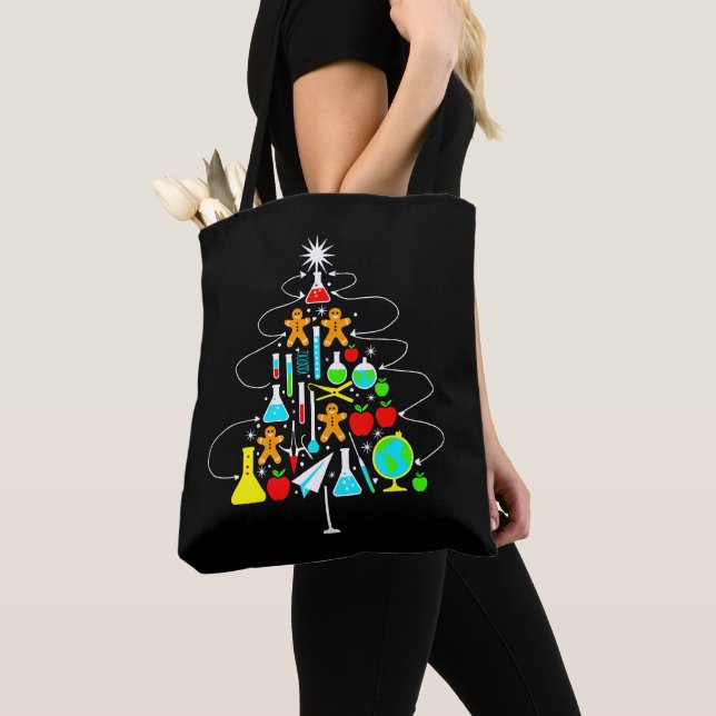 Weihnachtswissenschaftslehrer Baum Chemie Schule (Von Nahem)