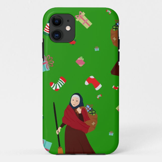 Weihnachtswitz Befana Case-Mate iPhone Hülle (Rückseite)