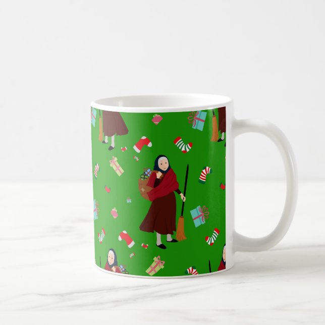 Weihnachtswitz Befana Kaffeetasse (Rechts)