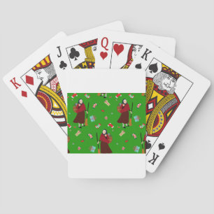 Weihnachtswitz Befana Spielkarten
