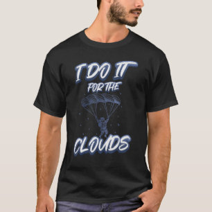 Weihnachtswitz Fliegender Weihnachtsmann Ich mache T-Shirt