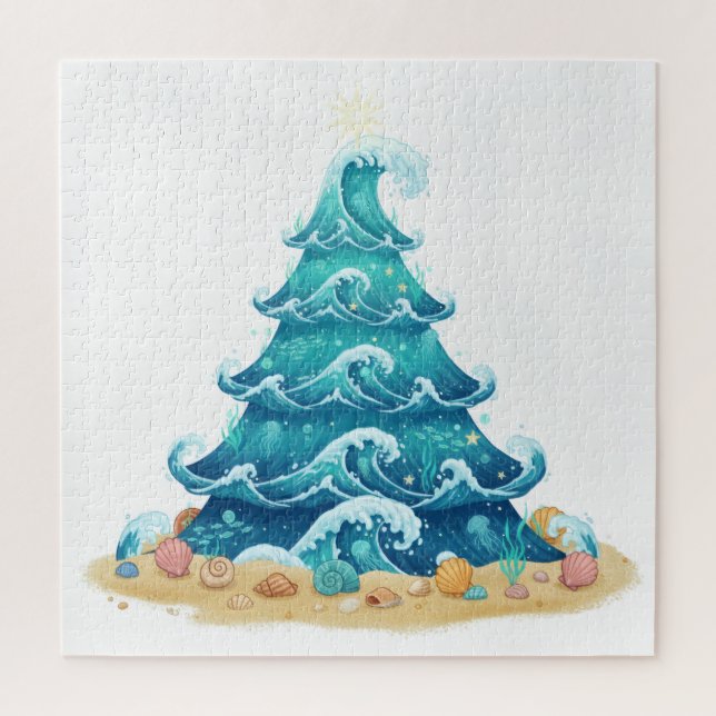 Weihnachtswogen Puzzle (Vertikal)