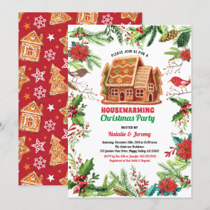 Weihnachtswohnheime Party Winterthema Einladung