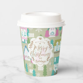 Weihnachtswohnungen Grünbuch Pappbecher