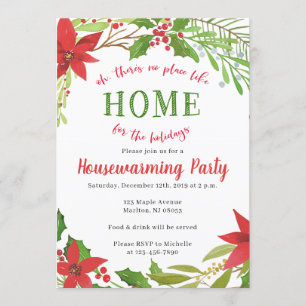 Weihnachtswohnungen - Party Einladungen