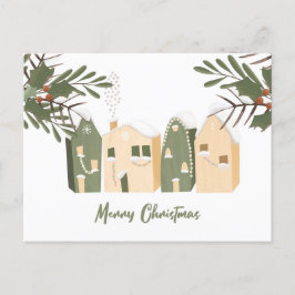 Weihnachtswohnungen Postkarte