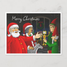 Weihnachtsworkshop Weihnachtspostkarte