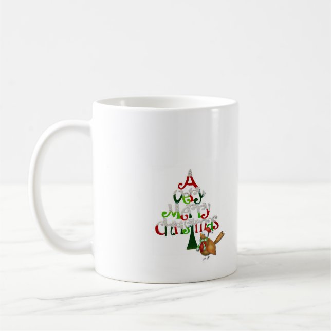 Weihnachtswörter Kaffeetasse (Links)