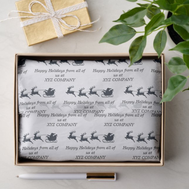 Weihnachtswrap für Geschäftskunden oder Angestellt Seidenpapier (Geschenk)