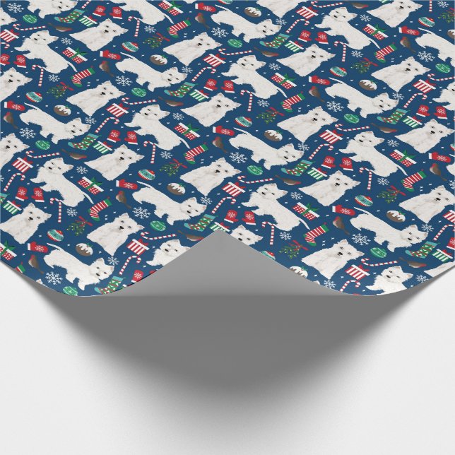 Weihnachtswrapping Geschenkpapier (Ecke)