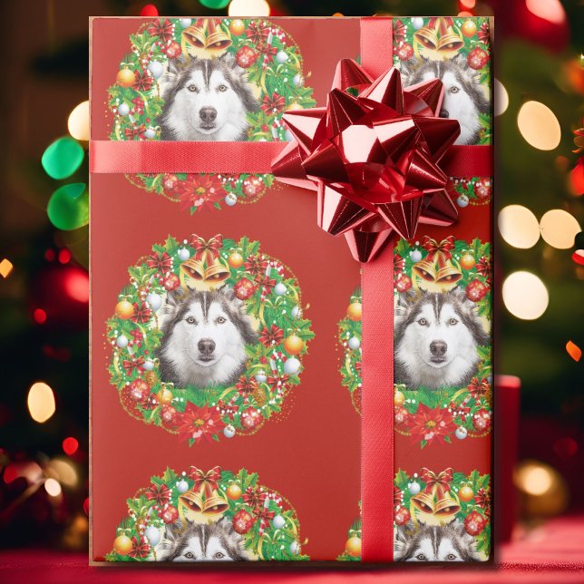 Weihnachtswrapping Paper DEINE FOTO Hunde Katzenju Geschenkpapier (Von Creator hochgeladen)