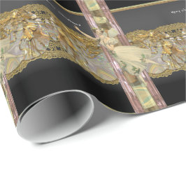 Weihnachtswrapping Paper der Erinnerung Fairy Geschenkpapier