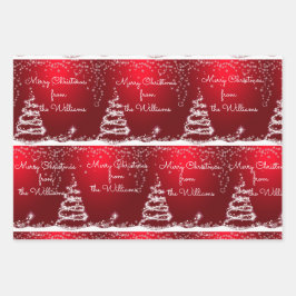 Weihnachtswrapping Paper Flat Sheet Set 3 Geschenkpapier Set