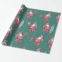 Weihnachtswrapping Paper Geschenkpapier