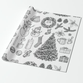 Weihnachtswrapping Paper Geschenkpapier