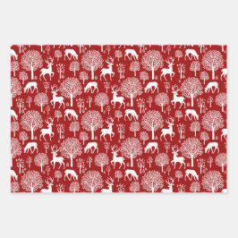 Weihnachtswrapping Paper Geschenkpapier Set