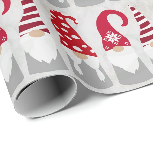 Weihnachtswrapping Paper - In einer Reihe glitzern Geschenkpapier (Rolleneckpunkt)