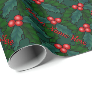 Weihnachtswrapping Paper Personalisiert Gift Paper Geschenkpapier