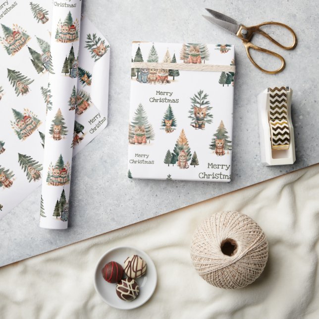 Weihnachtswrapping Paper Roll Geschenkpapier (Kunsthandwerk)