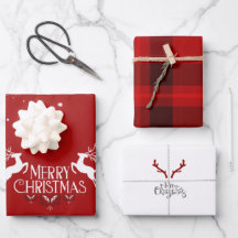 Weihnachtswrapping Paper Sheets