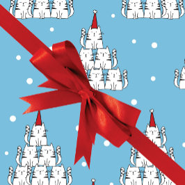 Weihnachtswrapping Paper von Cat Tree Geschenkpapier