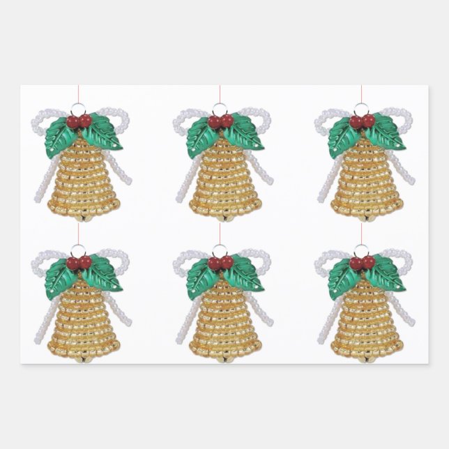 Weihnachtswrapping-Papier Geschenkpapier Set (Vorderseite)