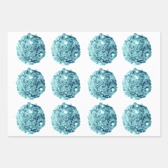 Weihnachtswrapping-Papier Geschenkpapier Set (Vorderseite 3)