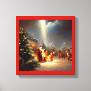 Weihnachtswunder 2 leinwanddruck