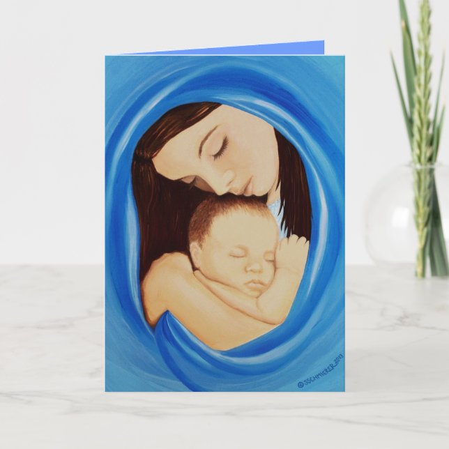 Weihnachtswunder Feiertagskarte (Vorderseite)