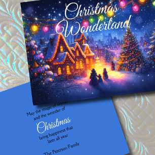 Weihnachtswunder Feiertagskarte