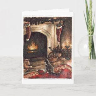 Weihnachtswunsch Feiertagskarte