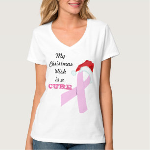 Weihnachtswunsch-T - Shirt-Rosa T-Shirt