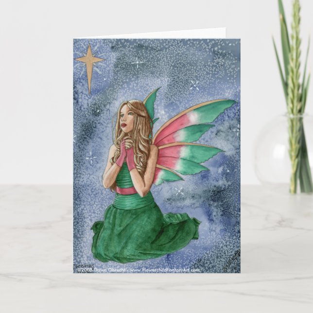 Weihnachtswünsche durch Dämmerung Obrecht Feiertagskarte (Vorderseite)