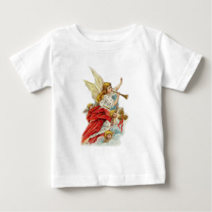 Weihnachtswünsche Engel Baby T-shirt