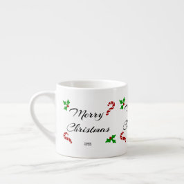 Weihnachtswünsche Espressotasse