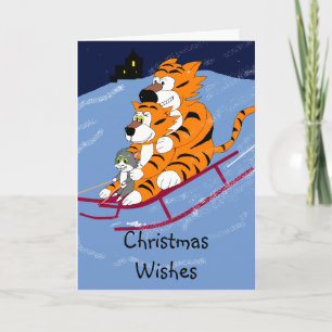 Weihnachtswünsche Feiertagskarte
