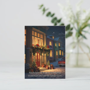 WEIHNACHTSWÜNSCHE FEIERTAGSKARTE