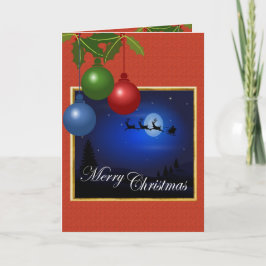 Weihnachtswünsche Feiertagskarte