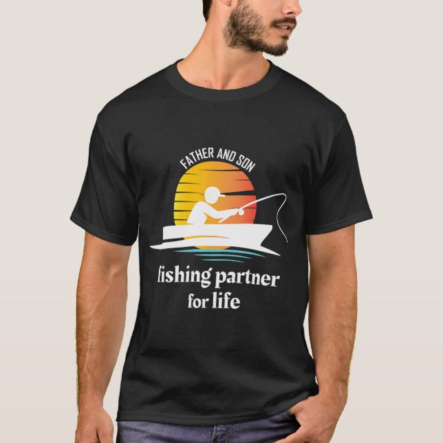 Weihnachtswünsche für einen Fischer  T-Shirt (Vorderseite)