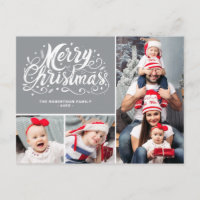 Weihnachtswünsche für Foto-Collage