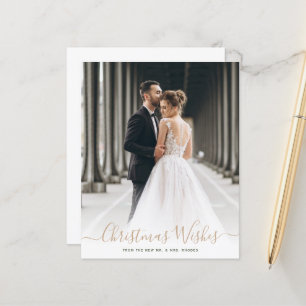 Weihnachtswünsche Hochzeitsankündigung