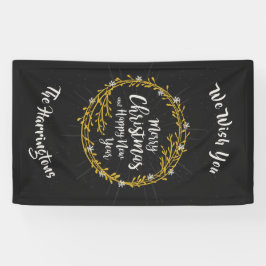 Weihnachtswünsche individuelle Name-Banner Banner