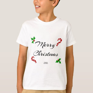Weihnachtswünsche Jungen weißes T-Shirt