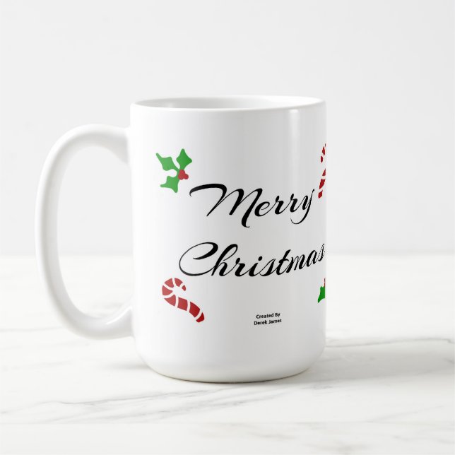 Weihnachtswünsche Kaffeetasse (Links)