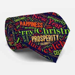 Weihnachtswünsche Krawatte